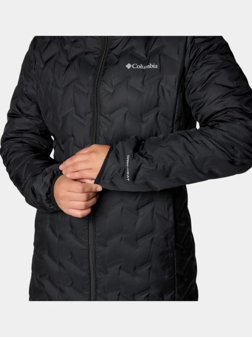 Columbia Delta Ridge II Long Down Jacket női pehelykabát fekete színben 9