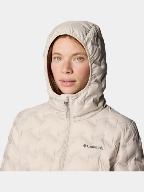 Columbia Delta Ridge II Long Down Jacket női pehelykabát homok színben 6