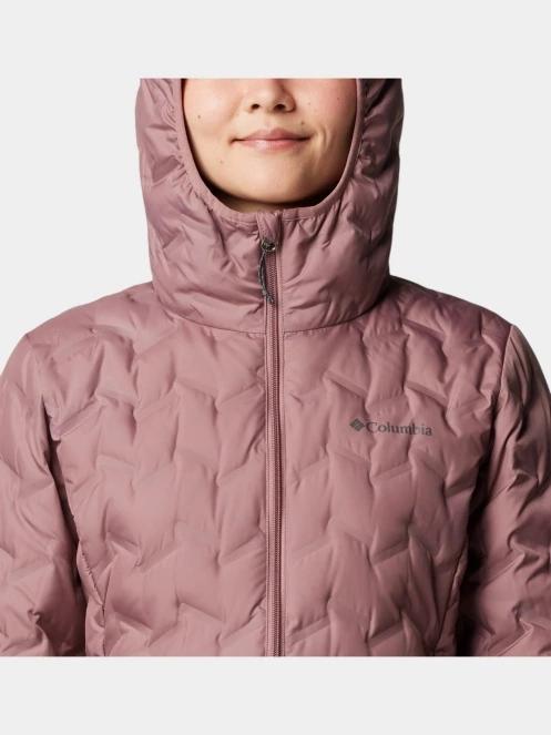 Columbia Delta Ridge II Long Down Jacket női pehelykabát lila színben 7