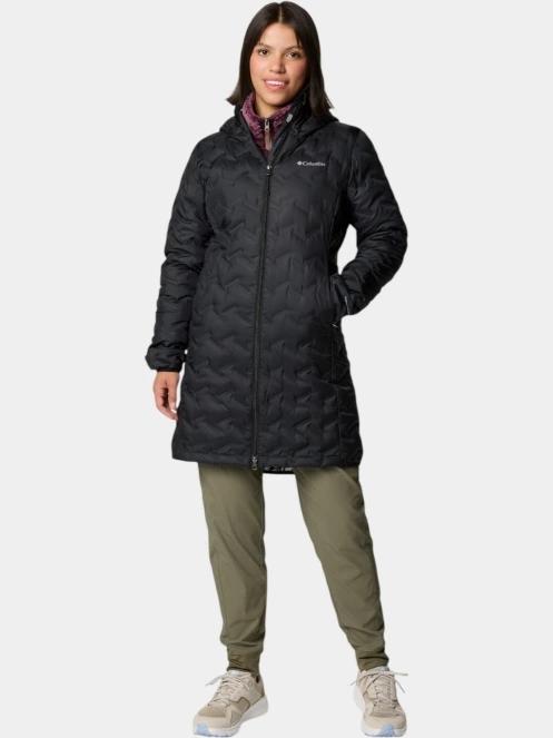 Columbia Delta Ridge II Long Down Jacket női pehelykabát fekete színben 6