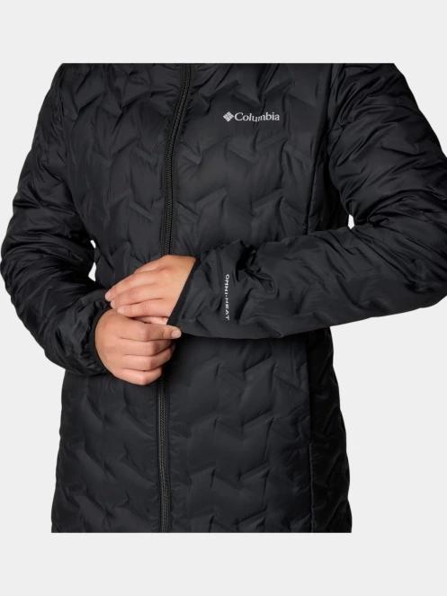 Columbia Delta Ridge II Long Down Jacket női pehelykabát fekete színben 9