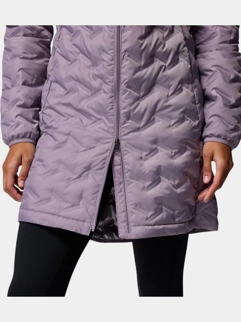 Columbia Delta Ridge II Long Down Jacket női pehelykabát lila színben 9