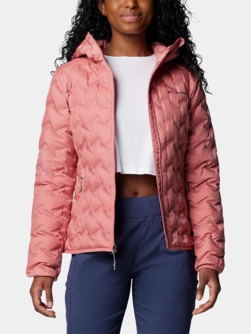 Columbia Delta Ridge II Down Hooded Jacket női pehelykabát rózsaszín színben 5