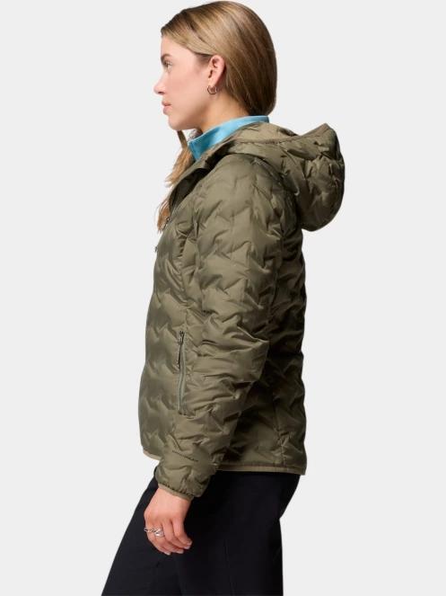 Columbia Delta Ridge II Down Hooded Jacket női pehelykabát zöld színben 3