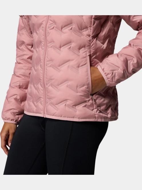 Columbia Delta Ridge II Down Hooded Jacket női pehelykabát rózsaszín színben 9