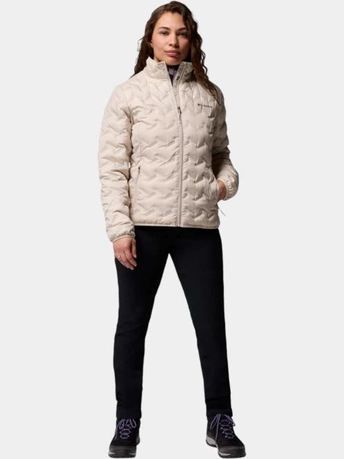 Columbia Delta Ridge II Down Jacket női pehelykabát homok színben 5