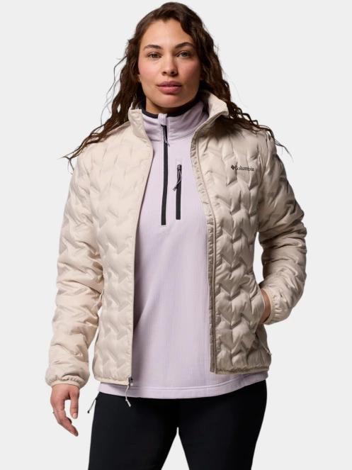 Columbia Delta Ridge II Down Jacket női pehelykabát homok színben 6