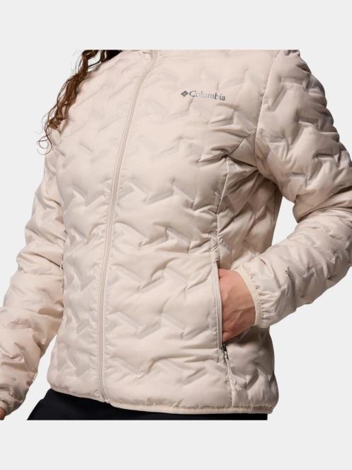 Columbia Delta Ridge II Down Jacket női pehelykabát homok színben 9