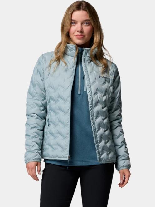 Columbia Delta Ridge II Down Jacket női pehelykabát kék színben 5