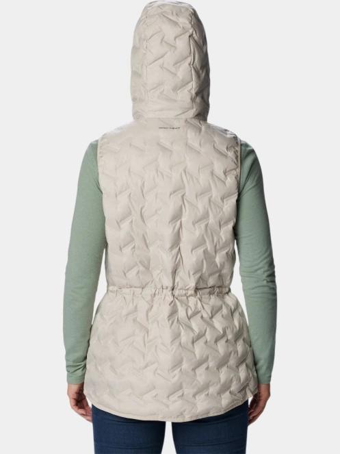 Columbia Delta Ridge II Down Hooded Vest női mellény homok színben 4