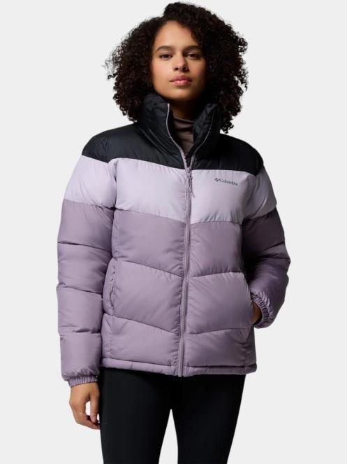 Columbia Puffect II Colorblock Jacket női átmeneti kabát lila színben 2