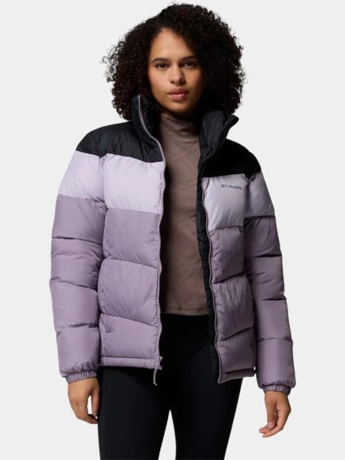 Columbia Puffect II Colorblock Jacket női átmeneti kabát lila színben 5