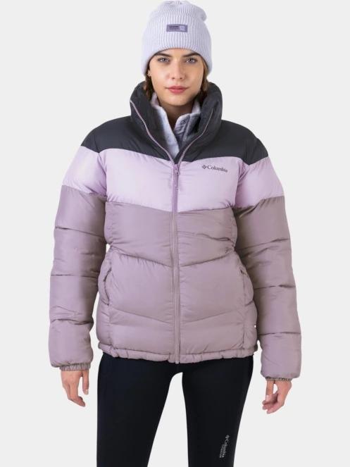 Columbia Puffect II Colorblock Jacket női steppelt átmeneti kabát lila színben 9