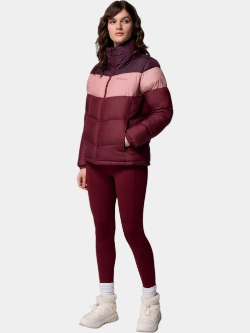 Columbia Puffect II Colorblock Jacket női átmeneti kabát piros színben 6