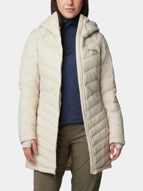 Columbia Joy Peak II Mid Jacket női télikabát homok színben 5