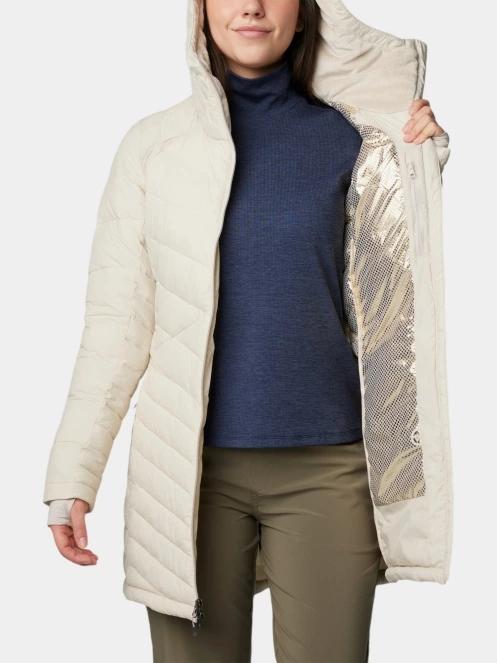 Columbia Joy Peak II Mid Jacket női télikabát homok színben 6