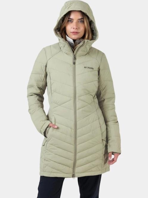 Columbia Joy Peak II Mid Jacket női télikabát zöld színben 11