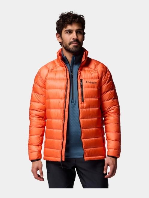 Columbia Arctic Crest Down Jacket férfi átmeneti kabát narancssárga színben 5