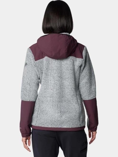 Columbia Arctic Crest Sherpa Full Zip női polár pulóver fehér színben 4