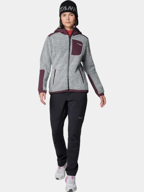 Columbia Arctic Crest Sherpa Full Zip női polár pulóver fehér színben 5