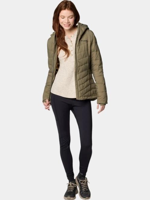Columbia Joy Peak II Hooded Jacket női télikabát zöld színben 5