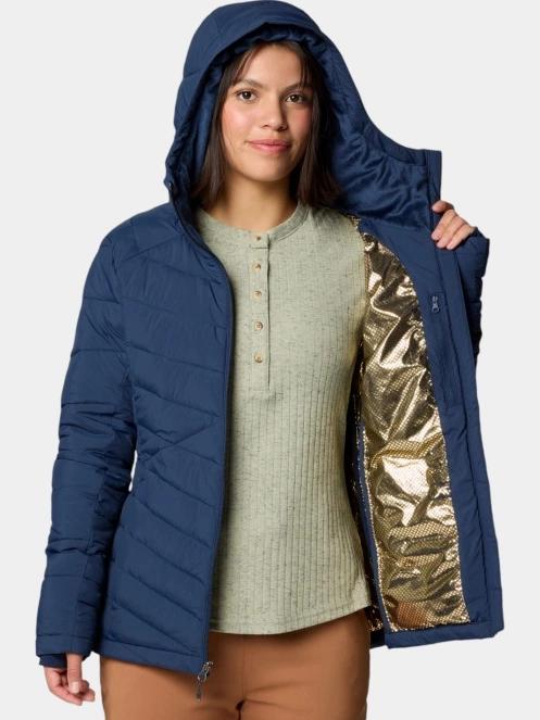 Columbia Joy Peak II Hooded Jacket női télikabát kék színben 6