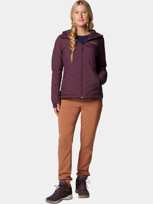 Columbia Joy Peak II Hooded Jacket női télikabát piros színben 5