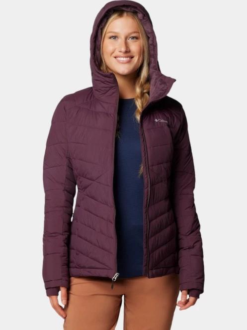 Columbia Joy Peak II Hooded Jacket női télikabát piros színben 6