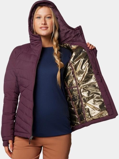 Columbia Joy Peak II Hooded Jacket női télikabát piros színben 7