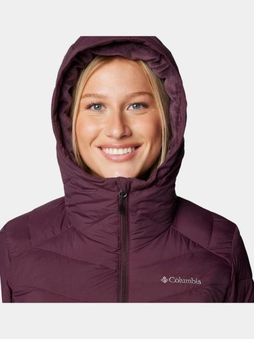 Columbia Joy Peak II Hooded Jacket női télikabát piros színben 9