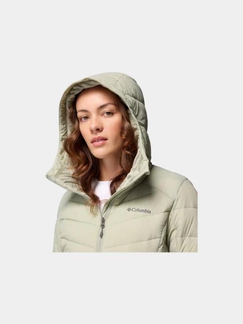 Columbia Joy Peak II Hooded Jacket női átmeneti kabát zöld színben 8