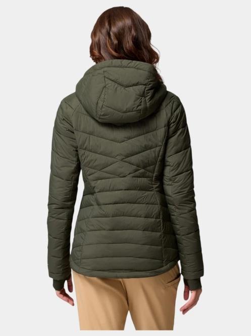 Columbia Joy Peak II Hooded Jacket női átmeneti kabát zöld színben 4