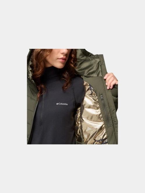 Columbia Joy Peak II Hooded Jacket női átmeneti kabát zöld színben 6