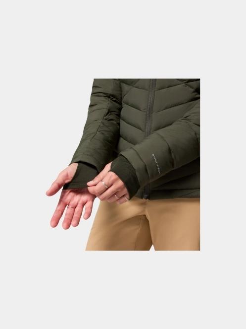 Columbia Joy Peak II Hooded Jacket női átmeneti kabát zöld színben 8