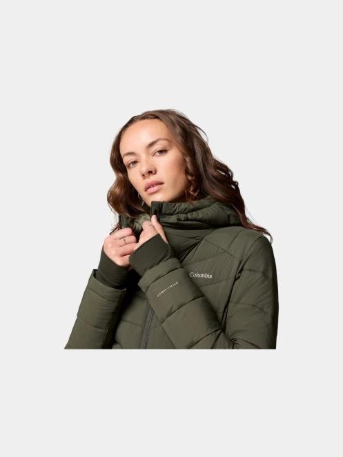 Columbia Joy Peak II Hooded Jacket női átmeneti kabát zöld színben 10
