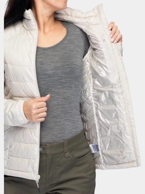 Columbia Joy Peak II Full Zip Jacket női télikabát homok színben 4