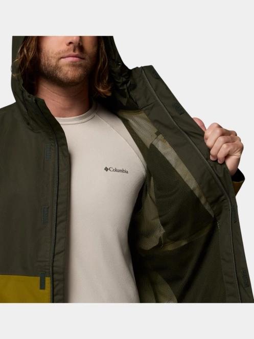 Columbia Hikebound II Jacket férfi esőkabát sötétzöld színben 7