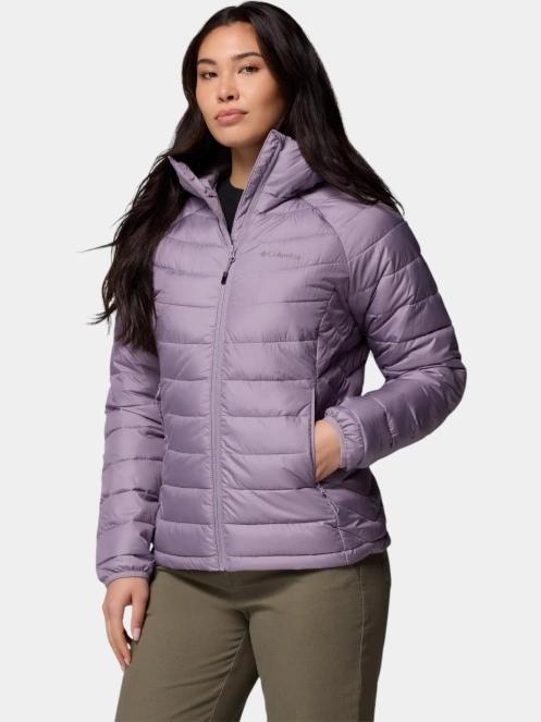 Columbia Powder Lite II Hooded Jacket női átmeneti kabát lila színben 3