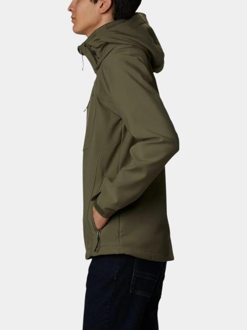 Columbia Cascade Ridge III Softshell férfi softshell kabát zöld színben 3