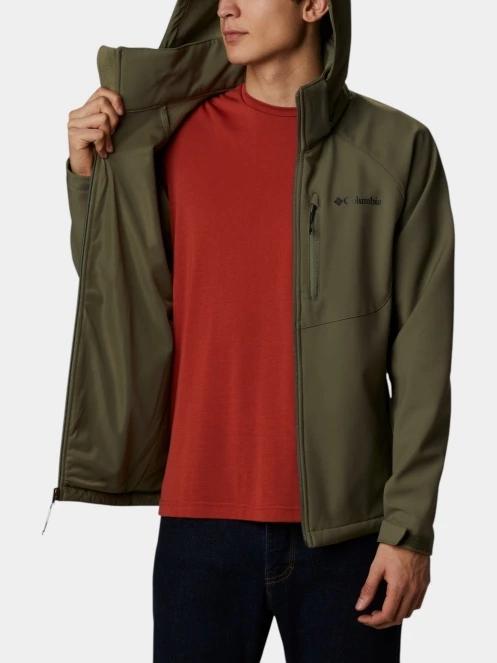 Columbia Cascade Ridge III Softshell férfi softshell kabát zöld színben 5