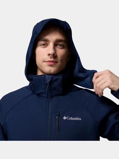 Columbia Cascade Ridge III Softshell férfi softshell kabát sötétkék színben 9