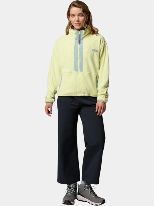 Columbia Backbowl II Full Zip Fleece női polár pulóver sárga színben 6