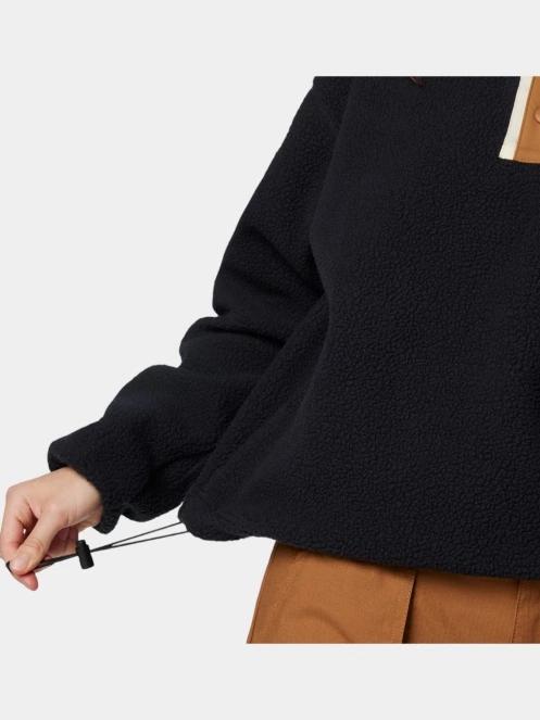 Columbia Helvetia II Cropped Half Snap Fleece női polár pulóver piros színben 7