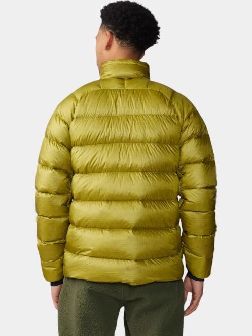 Mountain Hardwear Phantom Alpine Down Jacket férfi pehelykabát sárga színben 4