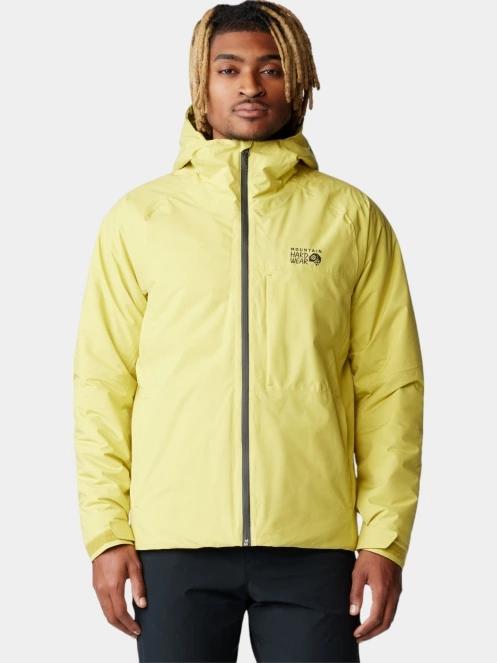 Mountain Hardwear Stretch Ozonic Insulated Jacket férfi túrakabát sárga színben 2