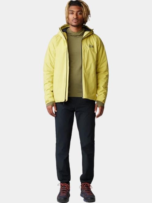 Mountain Hardwear Stretch Ozonic Insulated Jacket férfi túrakabát sárga színben 6
