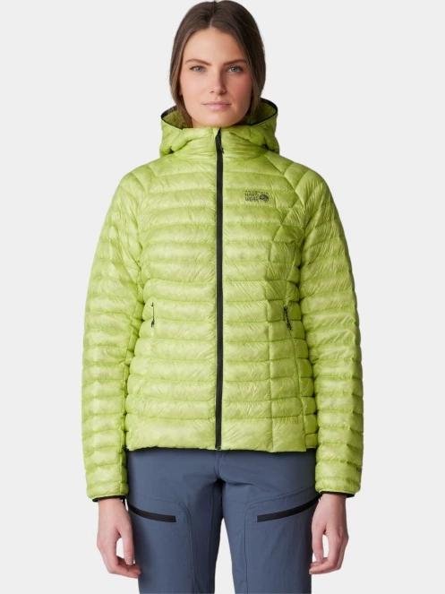 Mountain Hardwear Ghost Whisperer UL Hoody női pehelykabát zöld színben 2