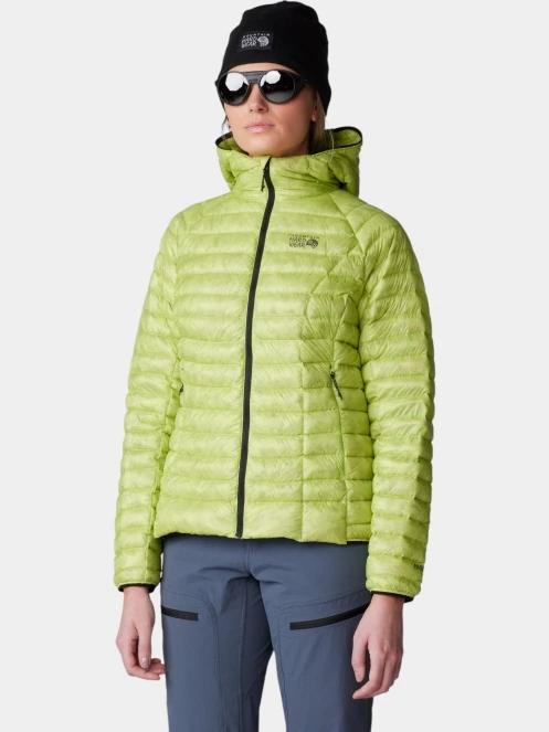 Mountain Hardwear Ghost Whisperer UL Hoody női pehelykabát zöld színben 5