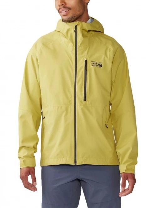 Mountain Hardwear Stretch Ozonic Jacket férfi esőkabát sárga színben 2