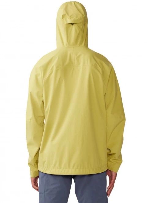 Mountain Hardwear Stretch Ozonic Jacket férfi esőkabát sárga színben 4